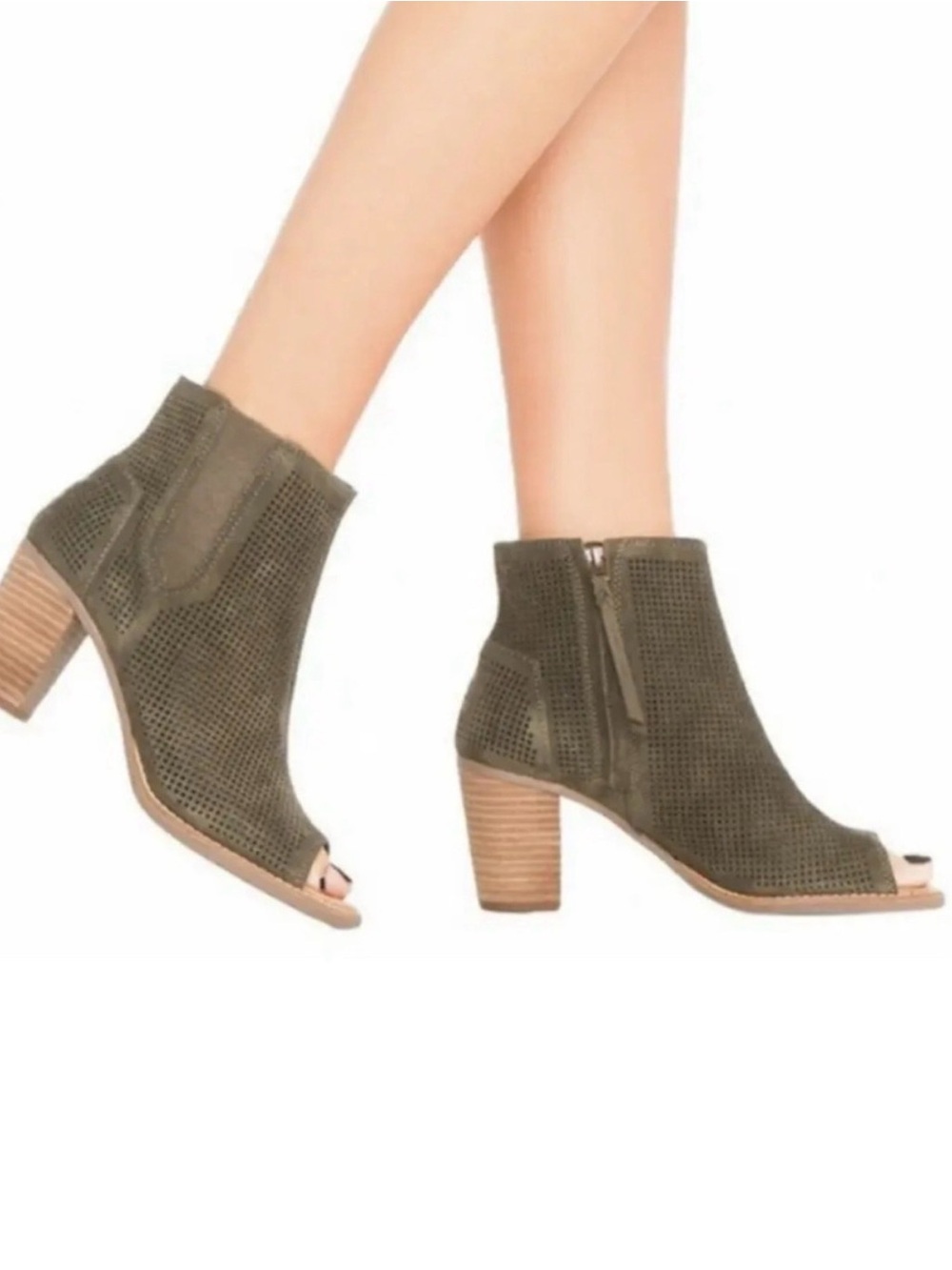 TOMS Majorca peep-toe ankle boots